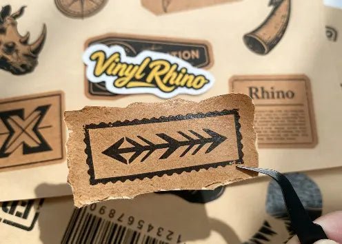 Rustic brown kraft labels featuring a vintage matte finish, perfect for handmade crafts, artisanal soap packaging, and candle jars to create an organic and premium feel.
