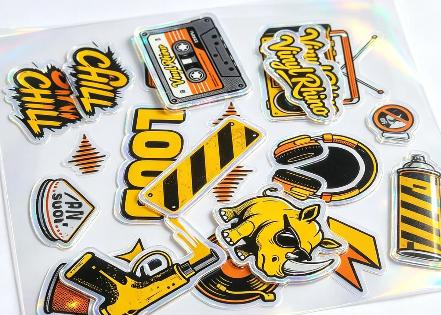 Custom UV DTF transfers providing vibrant colors, high durability, and a premium 3D textured effect for hard surfaces and custom merchandise.