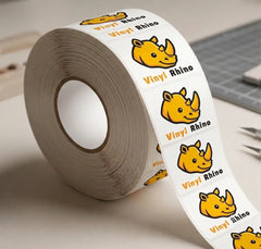Professional bulk roll labels for high-volume automated product packaging applications.